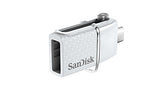 SanDisk Ultra 32GB USB Dual Drive USB 3.0 Up to 150MB/s Read - White