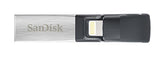 SanDisk iXpand V2 USB Flash Drive for iPhone and iPad, 256 GB, Black