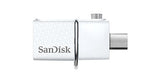 SanDisk Ultra 32GB USB Dual Drive USB 3.0 Up to 150MB/s Read - White