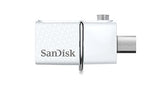 SanDisk Ultra 32GB USB Dual Drive USB 3.0 Up to 150MB/s Read - White