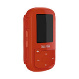 SanDisk Clip Sport Plus Wearable MP3 Player - Red