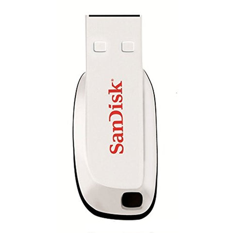 SanDisk SDCZ50C-016G-B35W 16 GB Cruzer Blade USB 2.0 Flash Drive - White ( Standard Packaging )