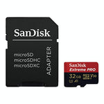 SanDisk SDSQXCG-032G-GN6MA Extreme Pro 32 GB microSDHC Memory Card + SD Adapter with A1 App Performance + Rescue Pro Deluxe 100 MB/s Class 10, UHS-I, U3, V30