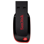 SanDisk SDCZ50-064G-B35 64 GB Cruzer Blade USB 2.0 Flash Drive - Black ( Standard Packaging )