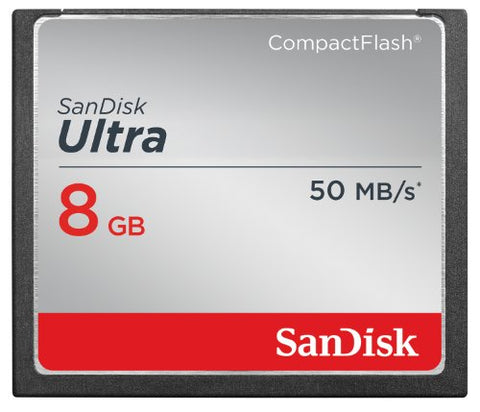 SanDisk Ultra Compact Flash 8 GB UDMA7 Memory Card up to 50 MB/s