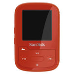 SanDisk Clip Sport Plus Wearable MP3 Player - Red