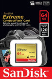 SanDisk Extreme UDMA7 Compact Flash Card - Black/Gold, 64GB