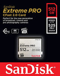 SanDisk Extreme PRO CFast 2.0 Memory Card, 512 GB