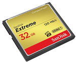 SanDisk Extreme 32 GB UDMA7 CompactFlash Card - Black/Gold