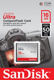 SanDisk Ultra Compact Flash 16 GB UDMA7 Memory Card up to 50 MB/s