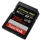 SanDisk Extreme PRO 256 GB SDXC Memory Card up to 95 MB/s, Class 10, U3, V30