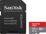 SanDisk Ultra 32GB microSDHC Memory Card + SD Adapter with A1 App Performance up to 98MB/s, Class 10, U1