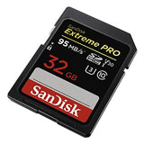 SanDisk Extreme PRO 32 GB SDHC Memory Card, Up to 95 MB/s, Class 10, U3, V30