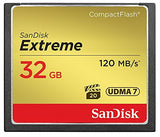 SanDisk Extreme 32 GB UDMA7 CompactFlash Card - Black/Gold