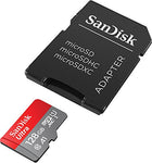 SanDisk Ultra 128GB microSDXC Memory Card + SD Adapter with A1 App Performance up to 100MB/s, Class 10, U1