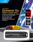 SanDisk Extreme Go USB 3.1 64 GB Flash Drive